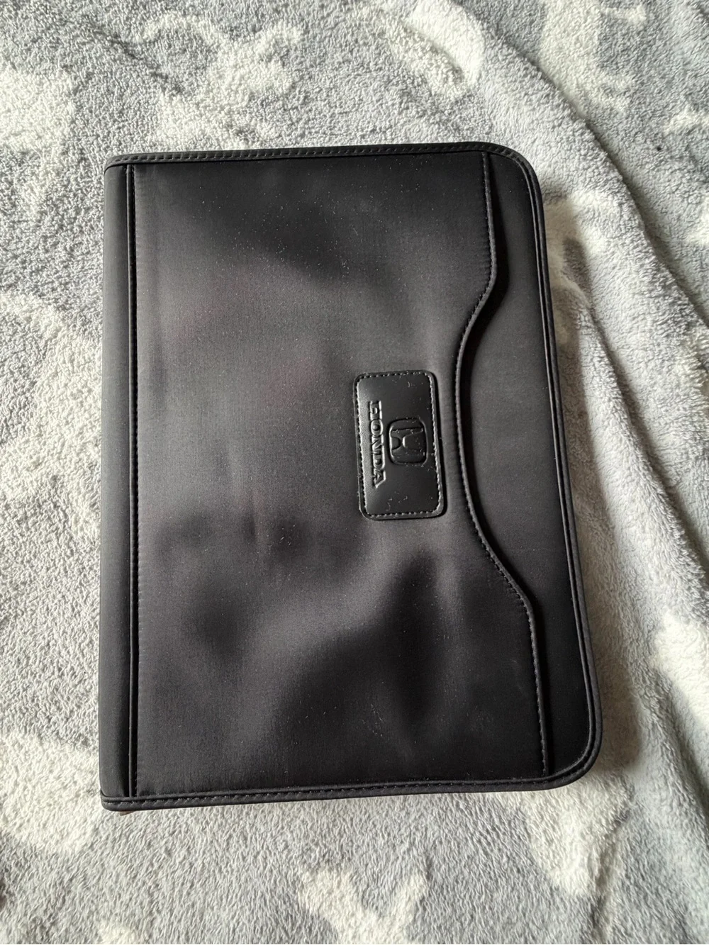 Honda Black Messenger-Style Document Bag